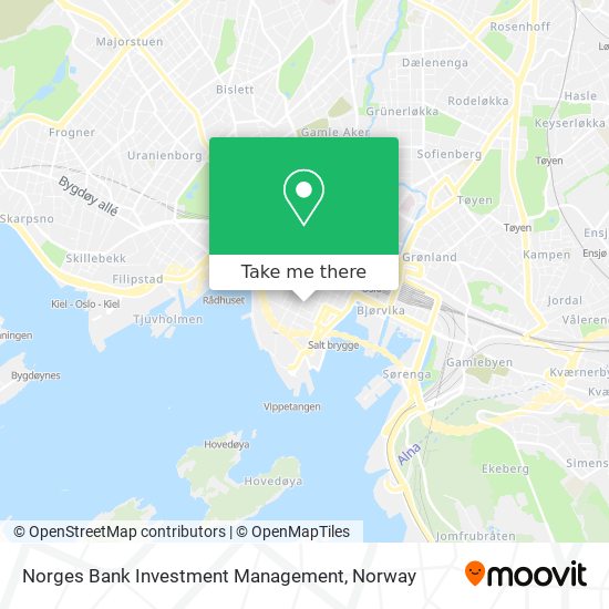 Norges Bank Investment Management map