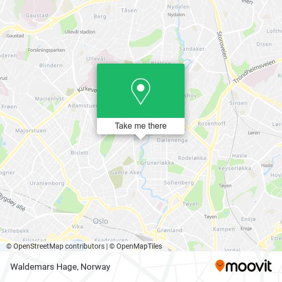 Waldemars Hage map