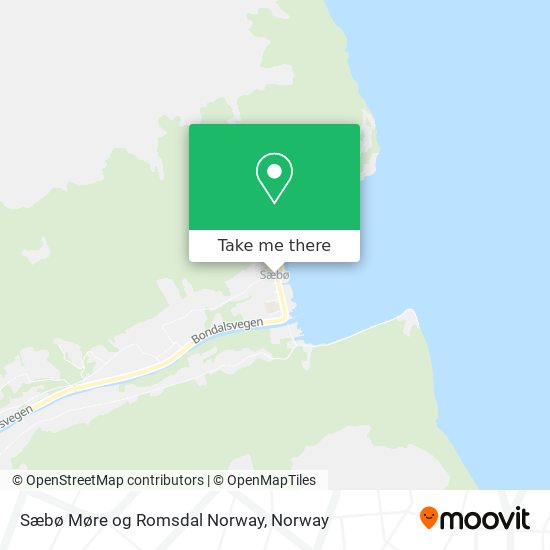 Sæbø Møre og Romsdal Norway map
