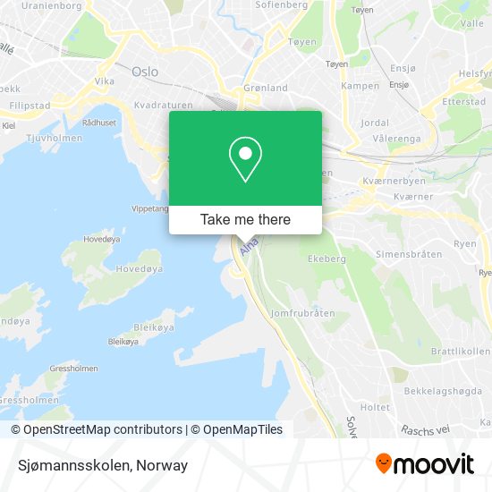 Sjømannsskolen map