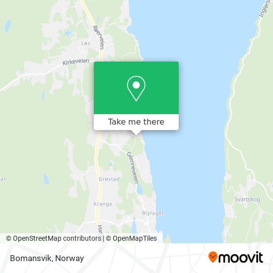 Bomansvik map