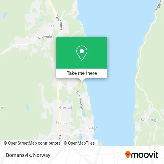 Bomansvik map