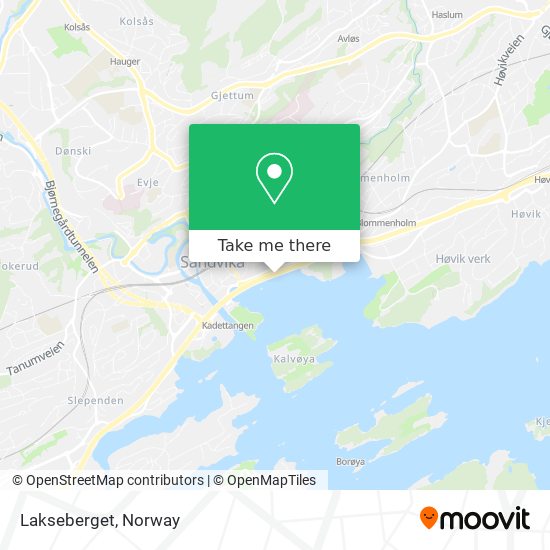 Lakseberget map