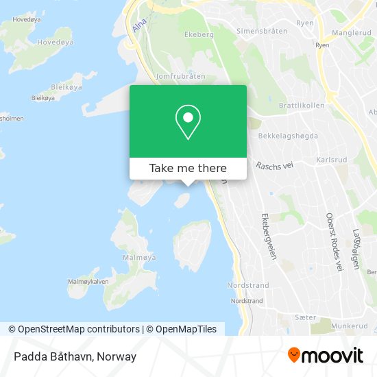 Padda Båthavn map