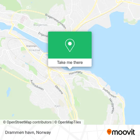 Drammen havn map
