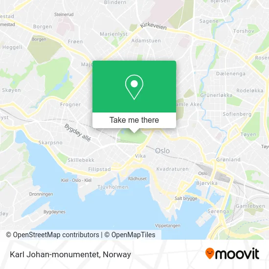 Karl Johan-monumentet map