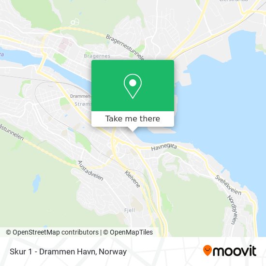 Skur 1 - Drammen Havn map