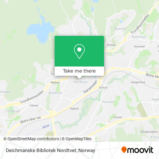 Deichmanske Bibliotek Nordtvet map