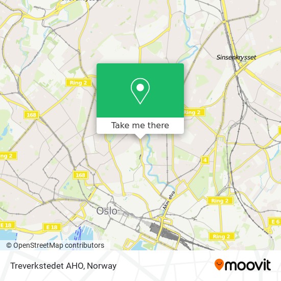 Treverkstedet AHO map