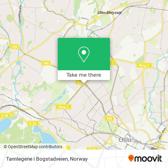 Tannlegene i Bogstadveien map