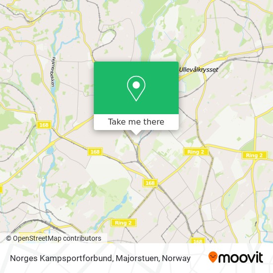 Norges Kampsportforbund, Majorstuen map