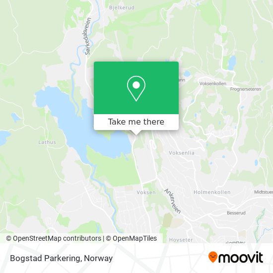 Bogstad Parkering map