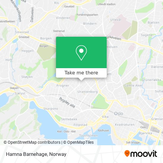 Hamna Barnehage map