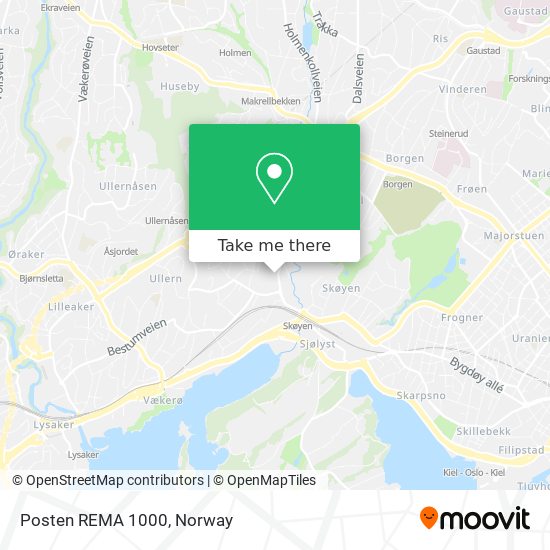 Posten REMA 1000 map