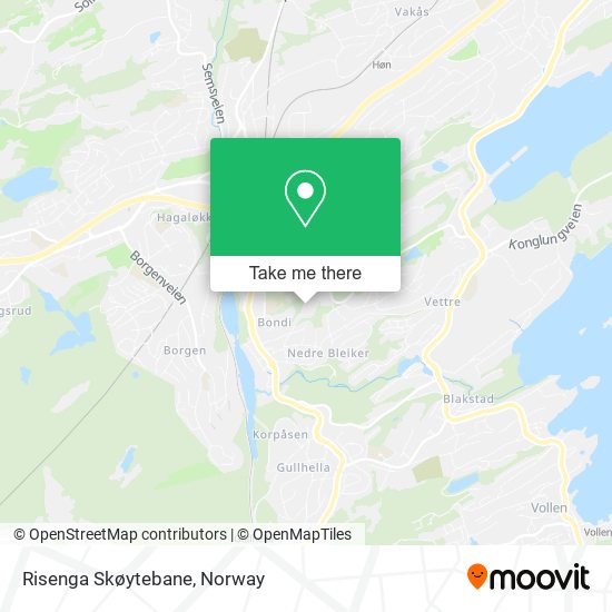 Risenga Skøytebane map