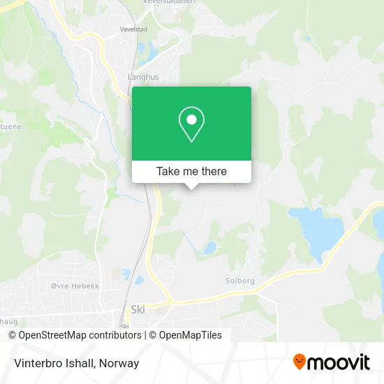 Vinterbro Ishall map