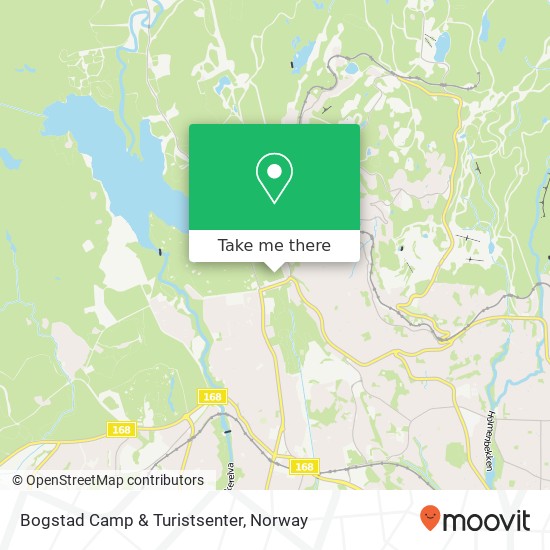 Bogstad Camp & Turistsenter map