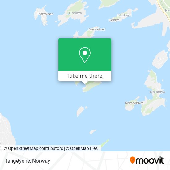 langøyene map