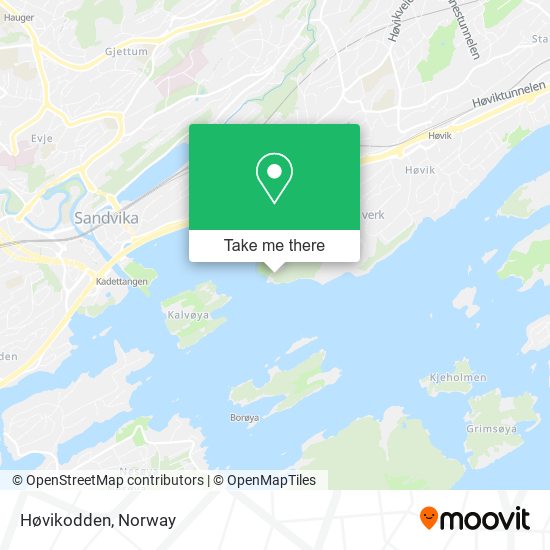 Høvikodden map