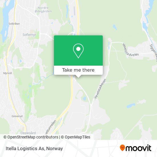 Itella Logistics As map