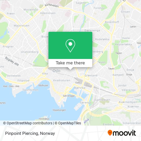 Pinpoint Piercing map