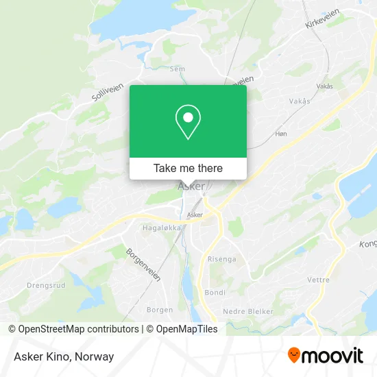 Asker Kino map