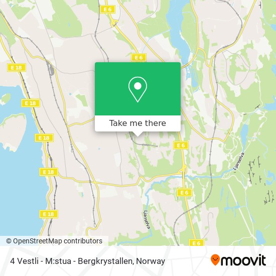 4 Vestli - M:stua - Bergkrystallen map