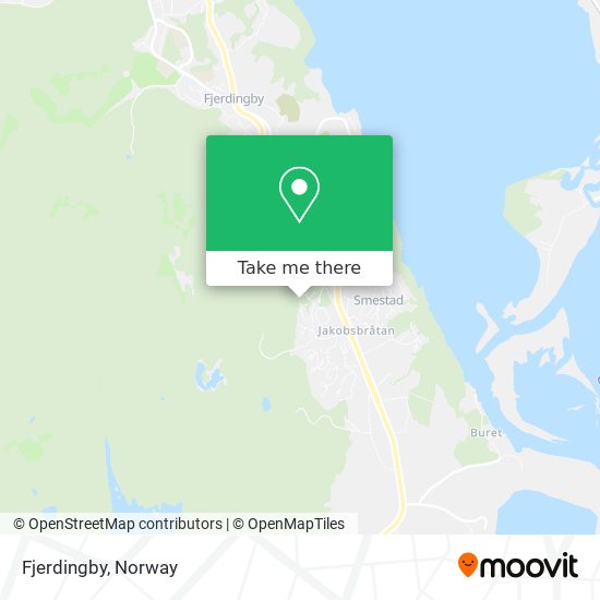 Fjerdingby map