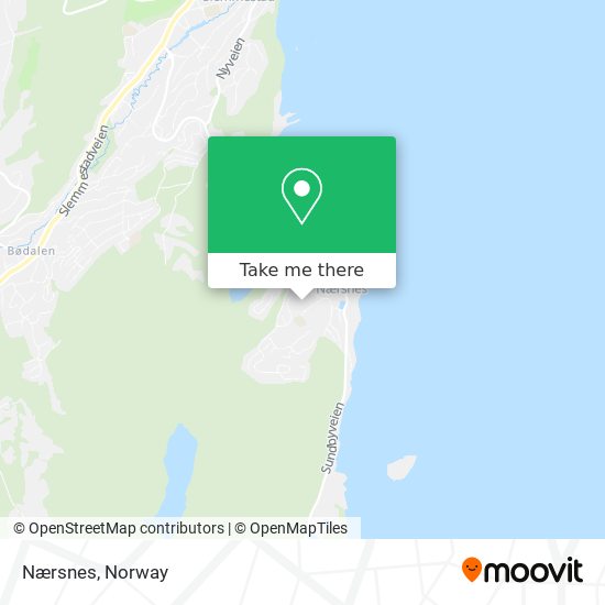 Nærsnes map