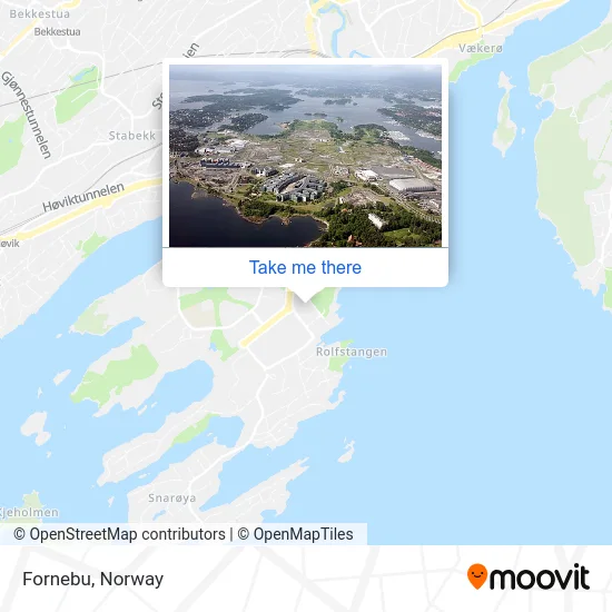 Fornebu map