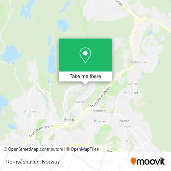 Romsåshallen map