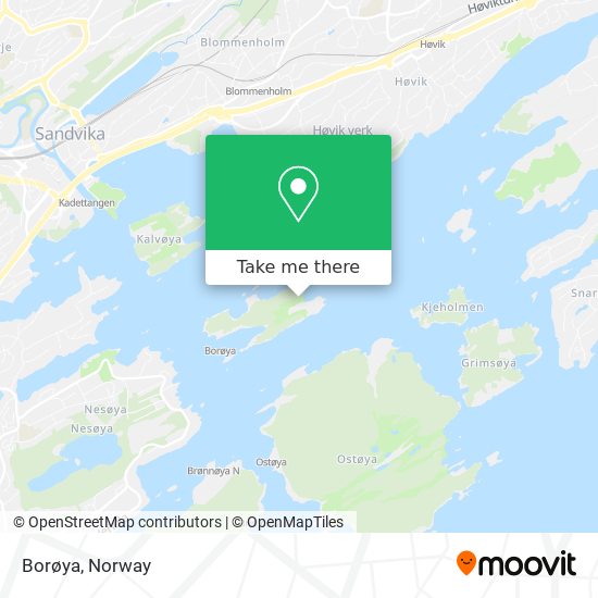 Borøya map