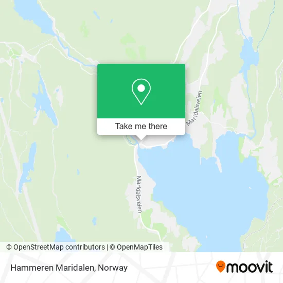 Hammeren Maridalen map