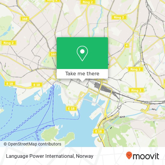 Language Power International map