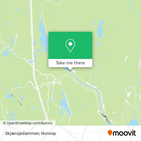 Skjærsjødammen map