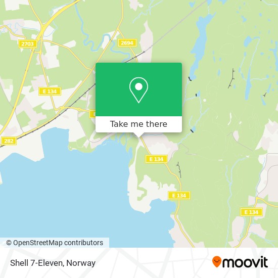 Shell 7-Eleven map