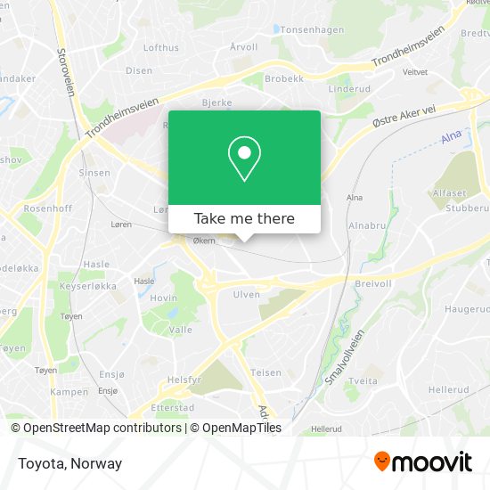 Toyota map