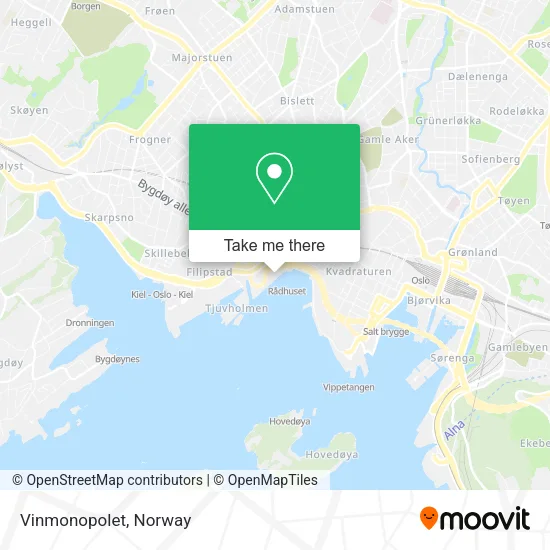 Vinmonopolet map