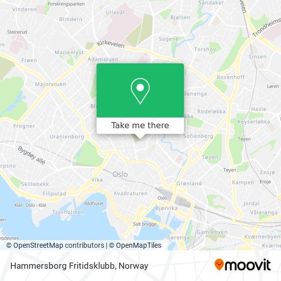 Hammersborg Fritidsklubb map