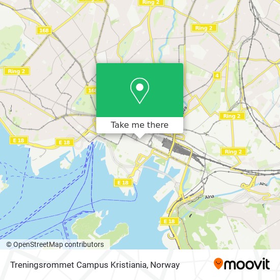 Treningsrommet Campus Kristiania map