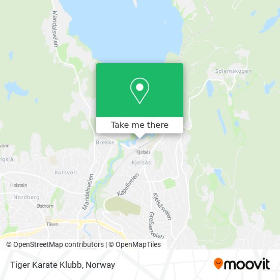 Tiger Karate Klubb map