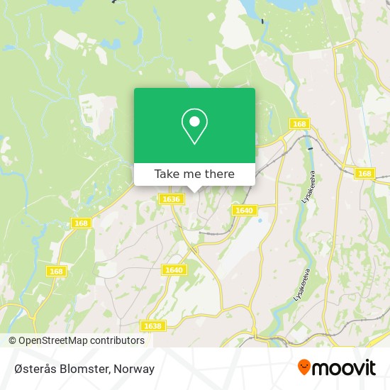 Østerås Blomster map