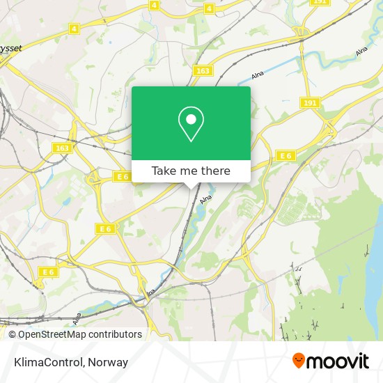 KlimaControl map