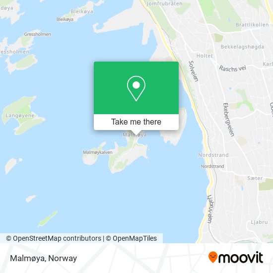 Malmøya map
