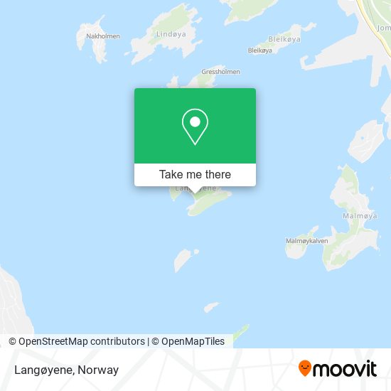 Langøyene map