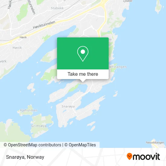 Snarøya map