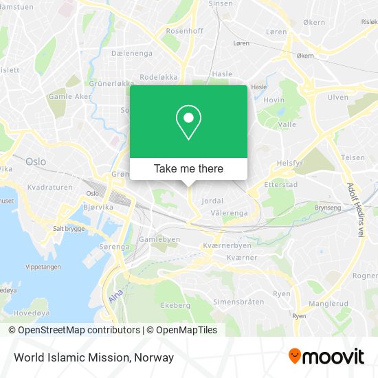 World Islamic Mission map