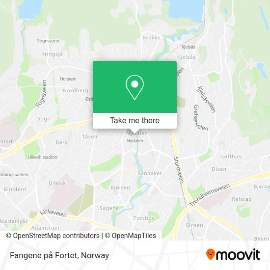 Fangene på Fortet map