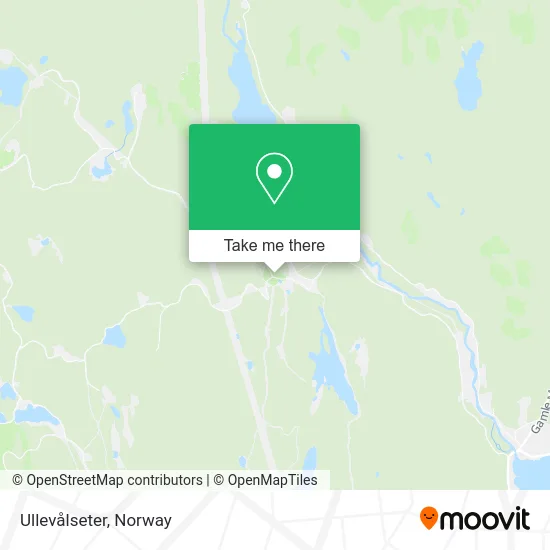 Ullevålseter map