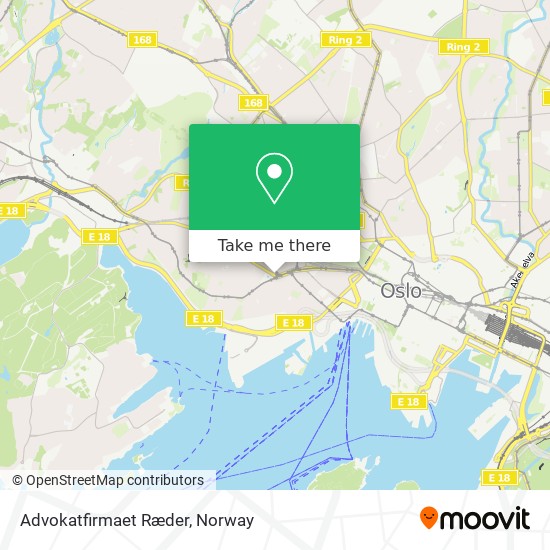 Advokatfirmaet Ræder map
